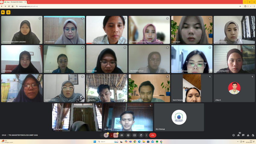 Selection of New Student Candidates for Master of Psychology Universitas Mercu Buana Yogyakarta